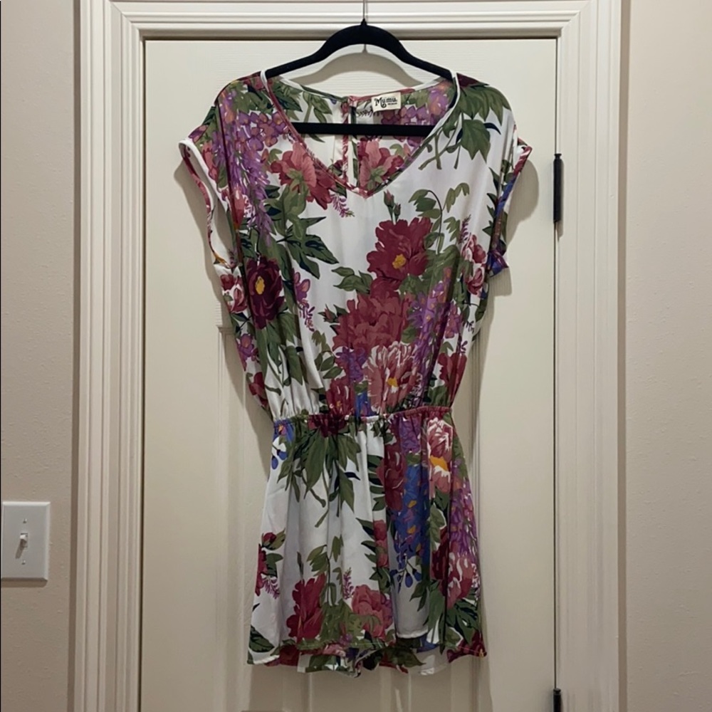 Show me your mumu floral romper